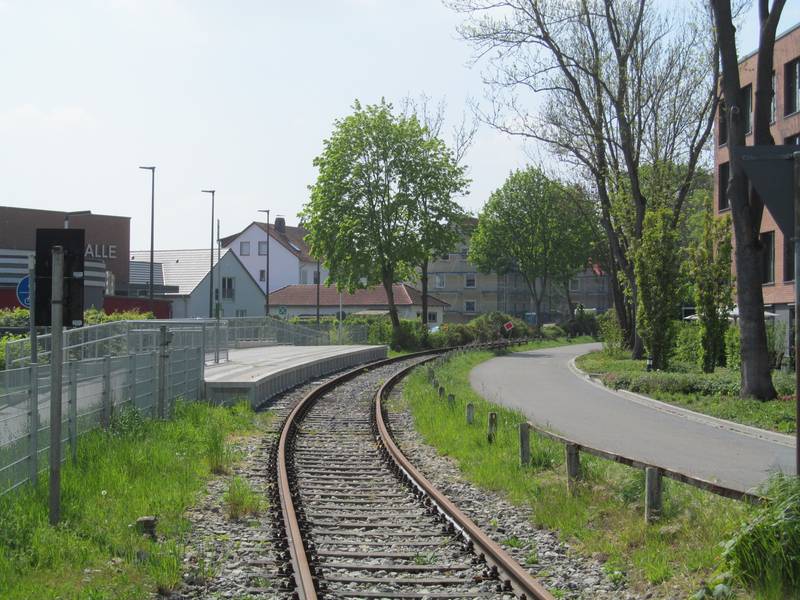 der Bahnhof Einbeck PS.Speicher an der Ilmebahn
