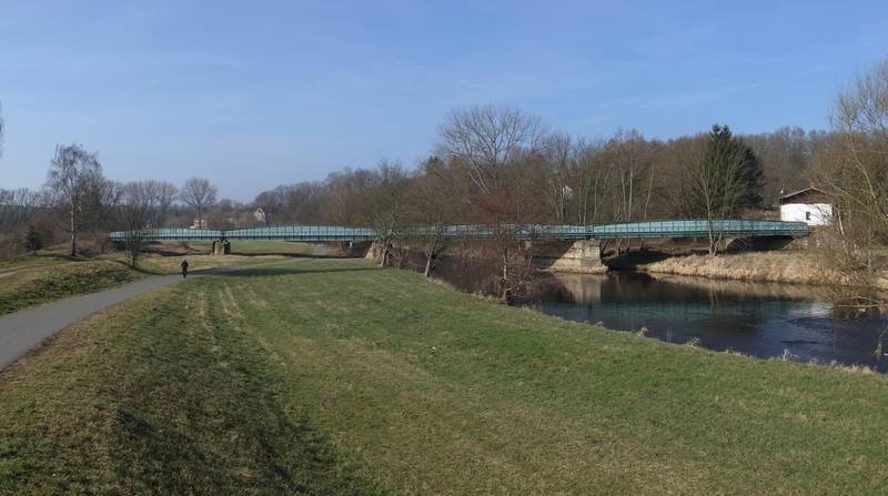 Wünschendorf/Elster, Ortsteil Meilitz, Meilitzer Viadukt.