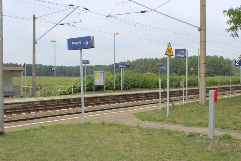 train station Wiesenau (Amt Brieskow-Finkenheerd)