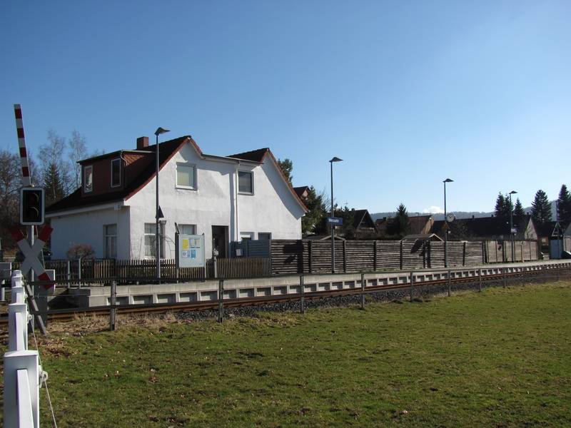 Railway station, Bad Salzdetfurth-Wesseln, Lower Saxony, Germany