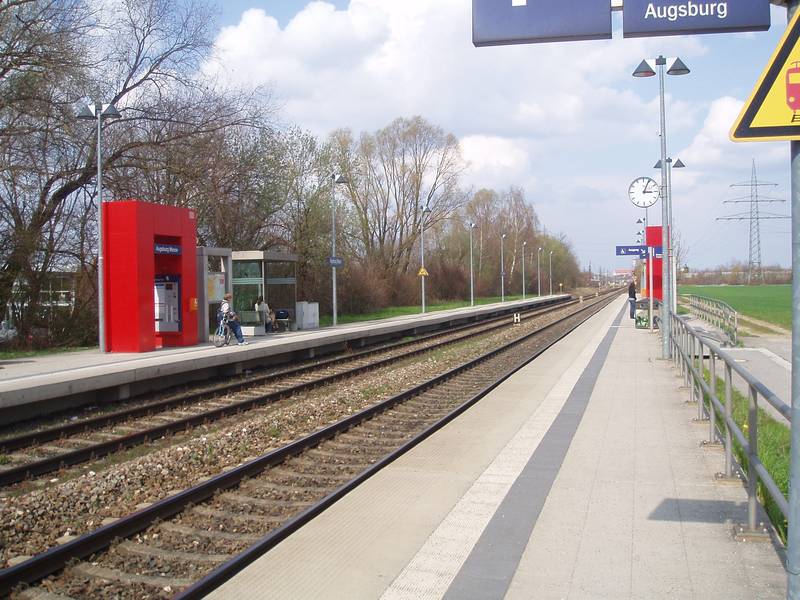 Bahnhof Augsburg Messe