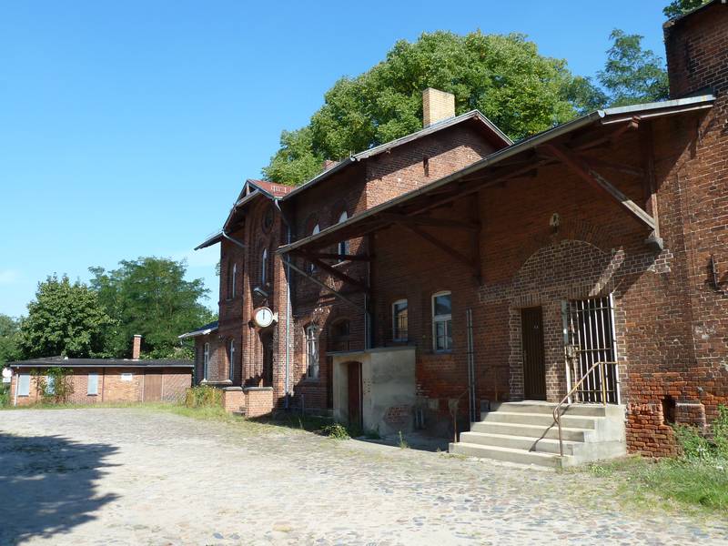 ehemaliger Bahnhof Weichensdorf, Empfangsgebäude,