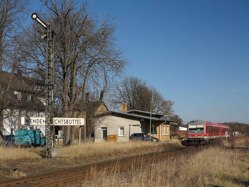 Der Bahnhof Wenden-Bechtsbüttel. Seit 1988 halten hier keine Reisezüge mehr.