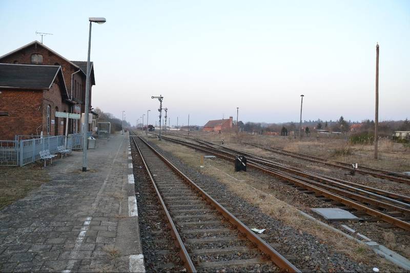 Bahnhof Malchow in Mecklenburg