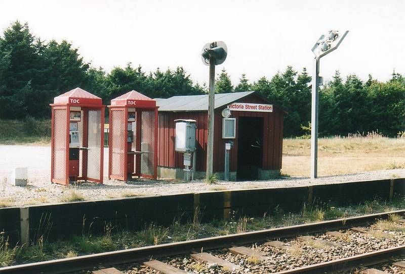 Lemvigbanen's Victoria Street Station in Jylland, Denmark