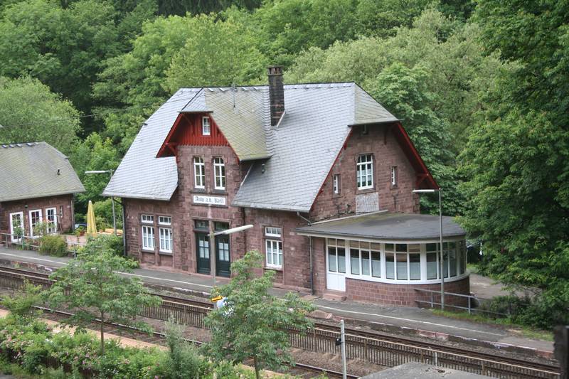 Bahnhof von Auw,