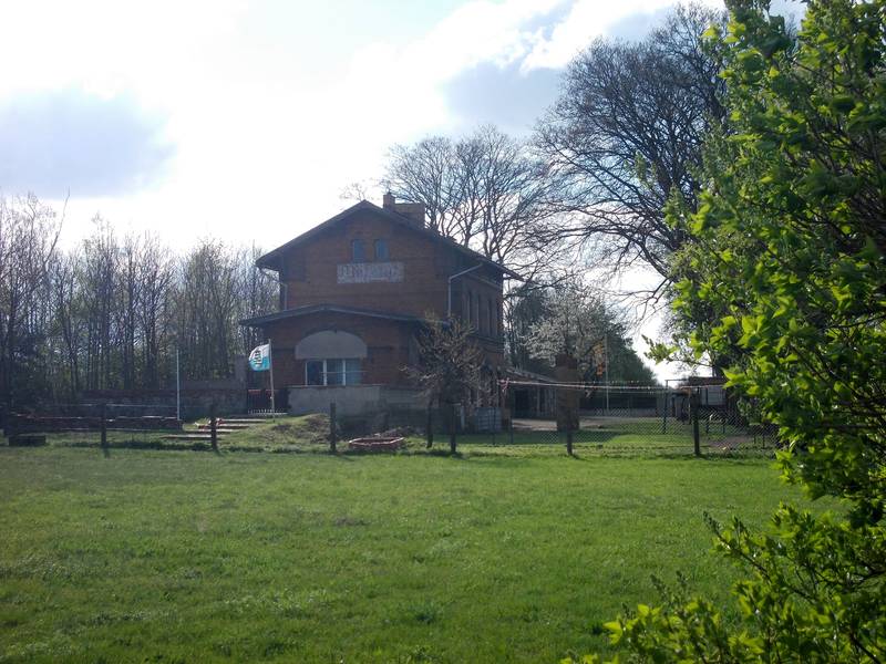 Former Wörblitz train station (Dommitzsch, Nordsachsen district, Saxony)