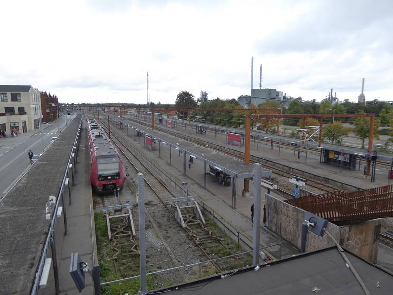 S-train line A at Køge Station in Denmark.
