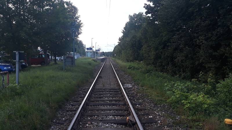 Bahnhof in Dürrnhaar aufgenommen am 25.08.2020