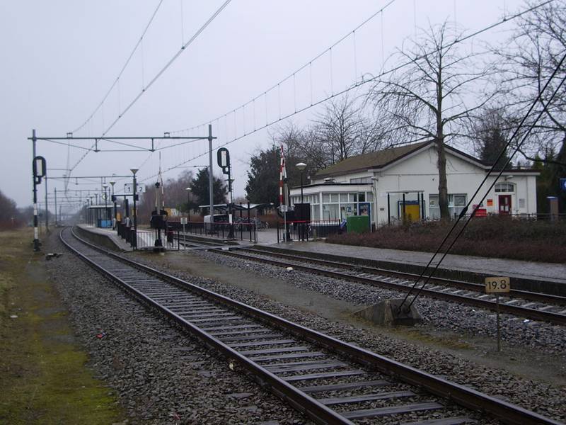 Station Eijsden, het meest zuidelijk station in Nederland.