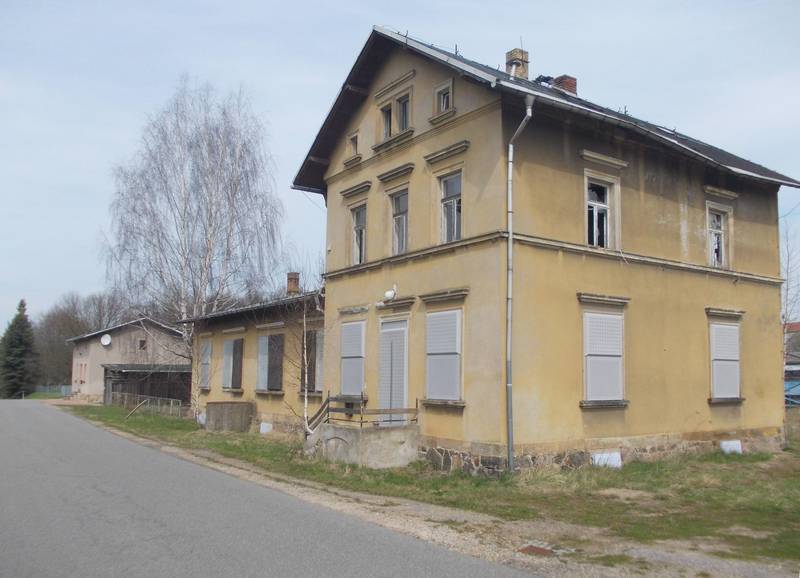 Former Böhrigen train station (Striegistal, Mittelsachsen district, Saxony)