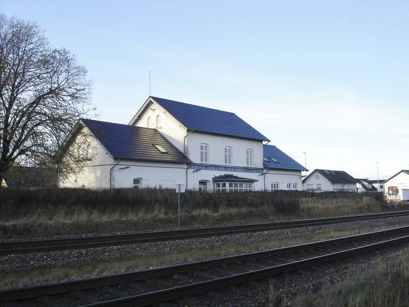 Svenstrup Station fra sporsiden