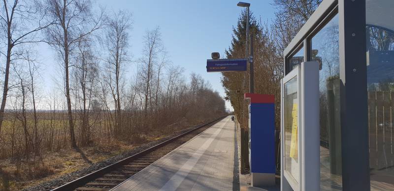 Bahnhof Wremen, Blick Richtung Bremerhaven