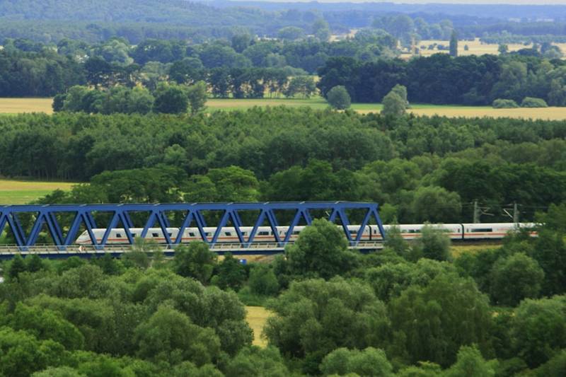 ICE Brücke in Rathenow