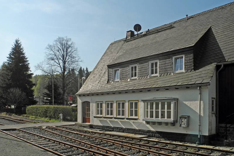 Denkmalgeschützte Sachgesamtheit Müglitztalbahn – Bahnhof Bärenstein bei km 24,9