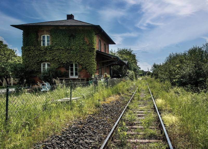Former railway station in Mulhouse in Pommersfelden