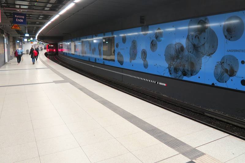 S-Bahnhof Jungfernstieg, März 2018