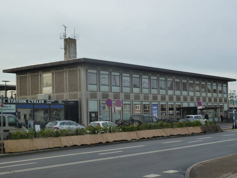 Holbæk Station on Nordvestbanen in Denmark.