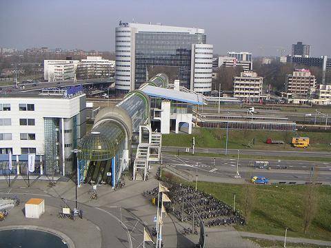 Foto vanuit NH Hotel, uitzicht op station Zoetermeer &amp; omgeving