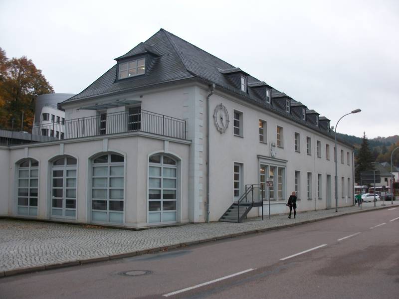 Bahnhof Glashütte (Sachs), Empfangsgebäude (2016)