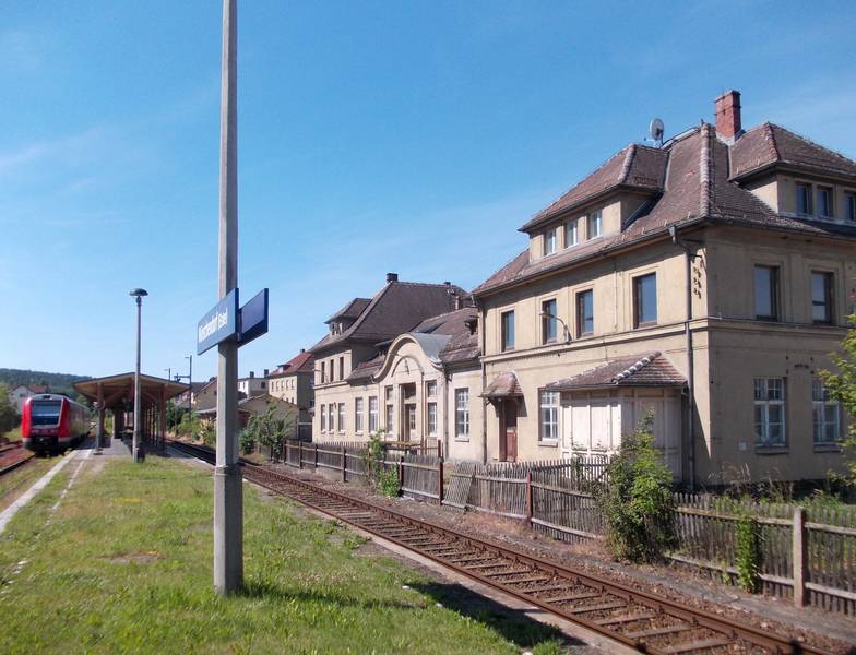 Wünschendorf/Elster train station (Greiz district, Thuringia)