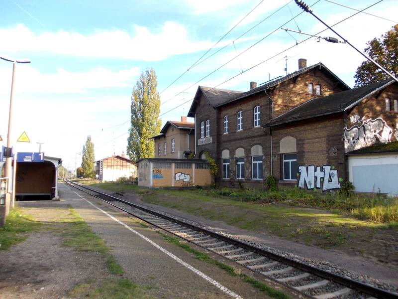 Coswig (Anhalt) train station (Wittenberg district, Saxony-Anhalt)