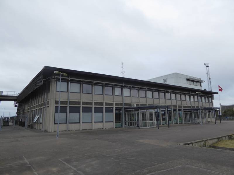 Rødby Færge Station on Lolland in Denmark.