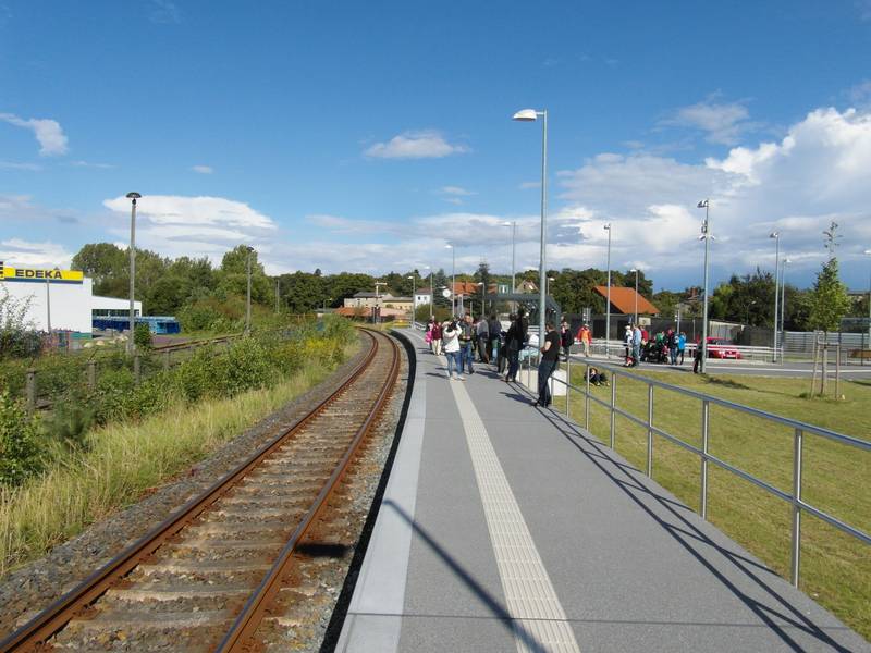 Neuer Haltepunkt - seit 2012 in Betrieb