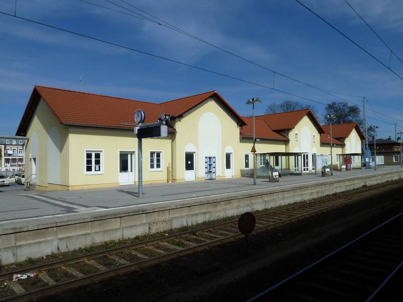 Bahnhofsgebäude in Neustrelitz