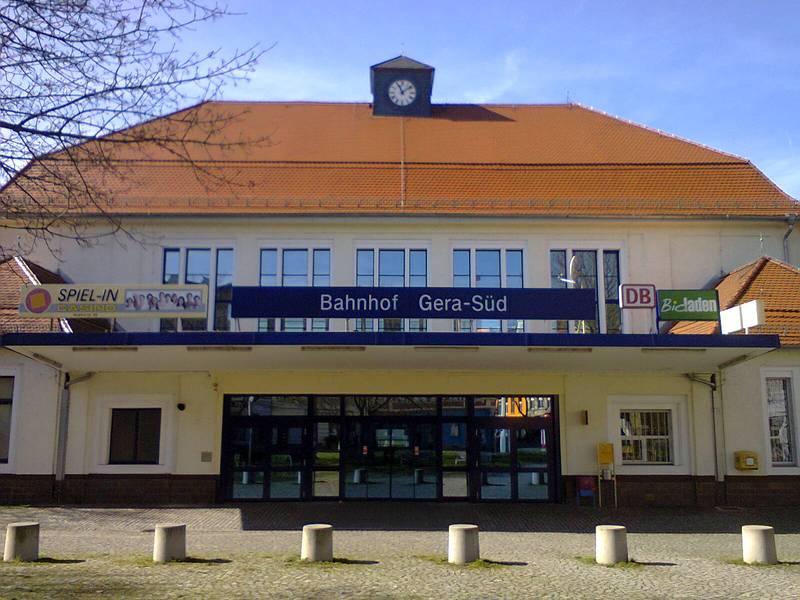 Southern railway station Gera
