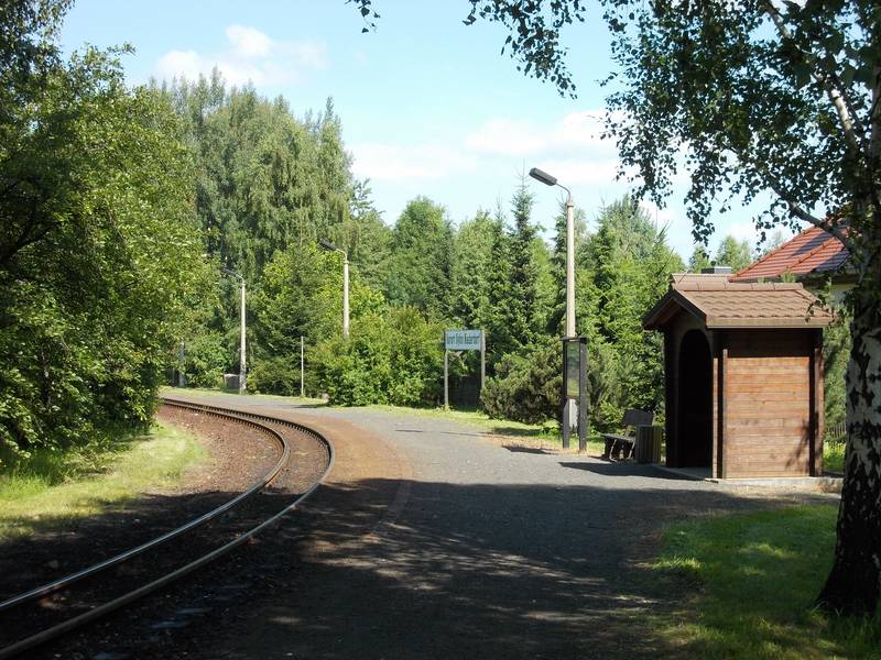 Kurort Oybin Niederdorf train station (Görlitz district, Saxony)