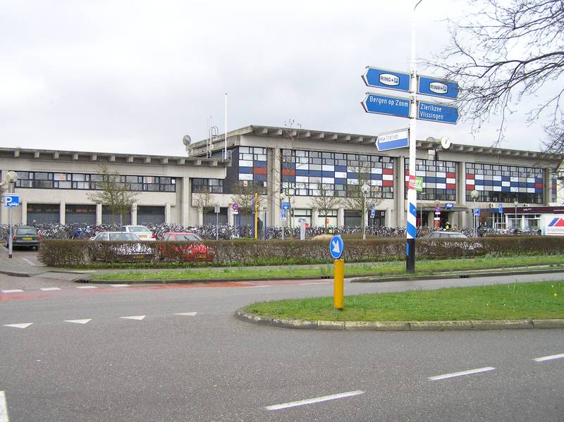 The trainstation in Goes
