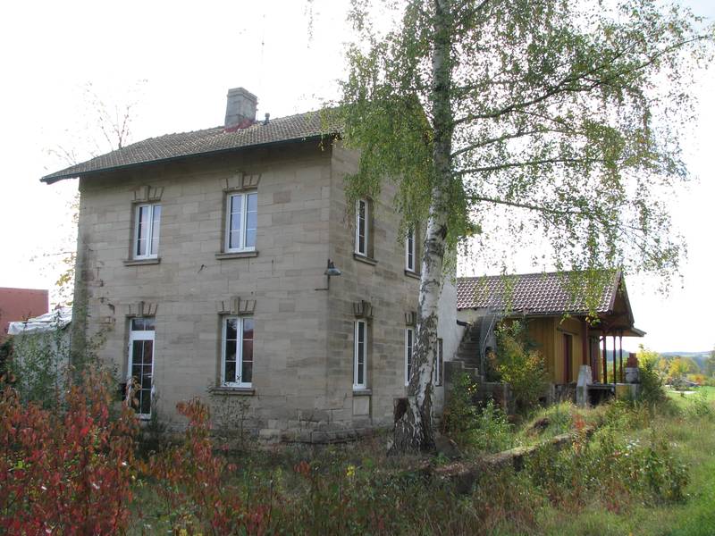 Bahnhof Heideck-Seiboldsmühle im mittelfränkischen Landkreis Roth