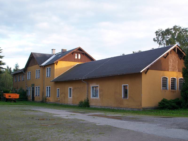 Bahnhof Geyer, Empfangsgebäude (2016)