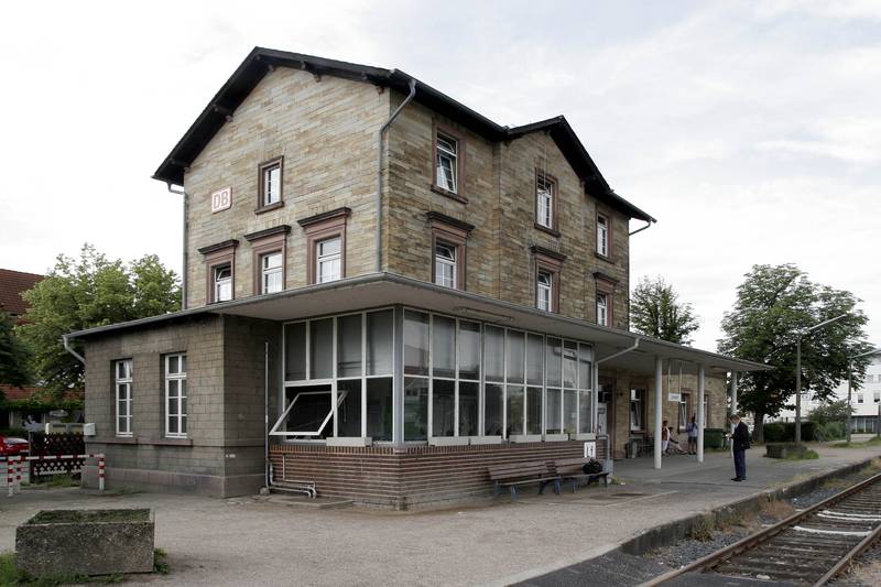 Lorsch (Germany), railway-station.