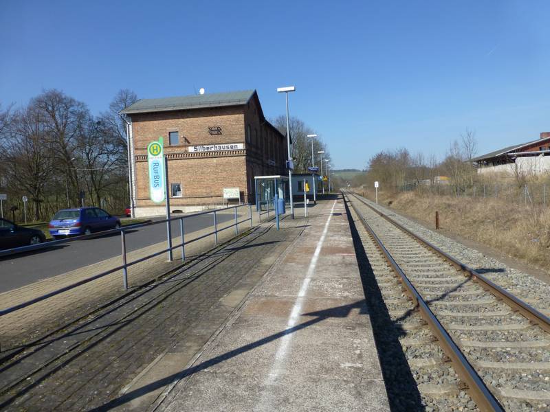 Der Bahnhof in Silberhausen