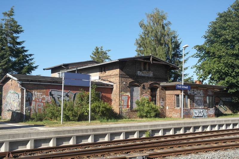 Bahnhof Groß Schwaß, denkmalgeschützt