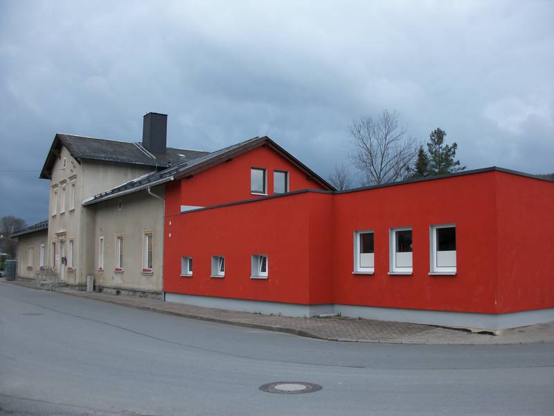 Bahnhof Ehrenfriedersdorf (bis 1906), Empfangsgebäude (2017)