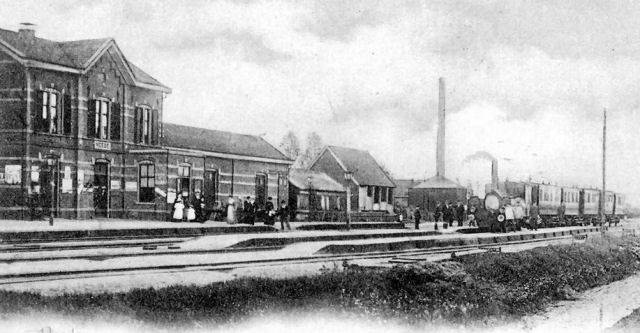 ansichtkaart Station Neede (1900)