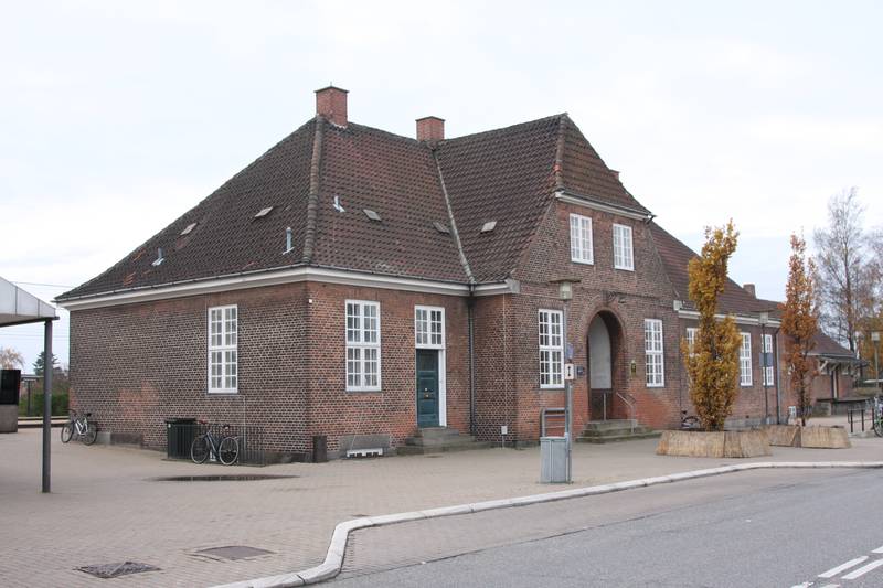 The train station in Hedehusene, Denmark.