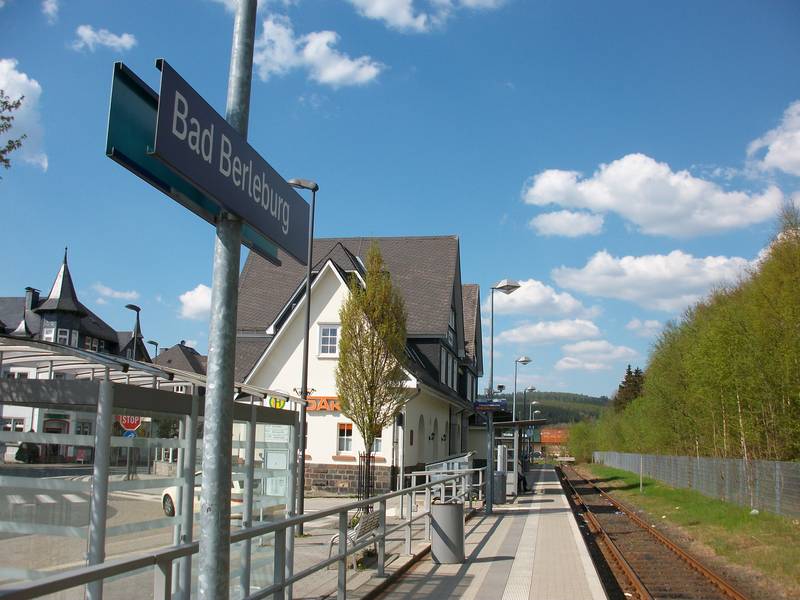 Bahnhof Bad Berleburg, Streckenende (2016)