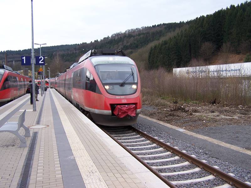 DB Talent 644 037 in Engelskirchen.