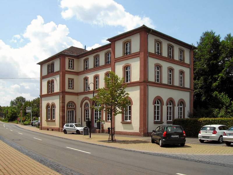 Gersheim: historischer Bahnhof