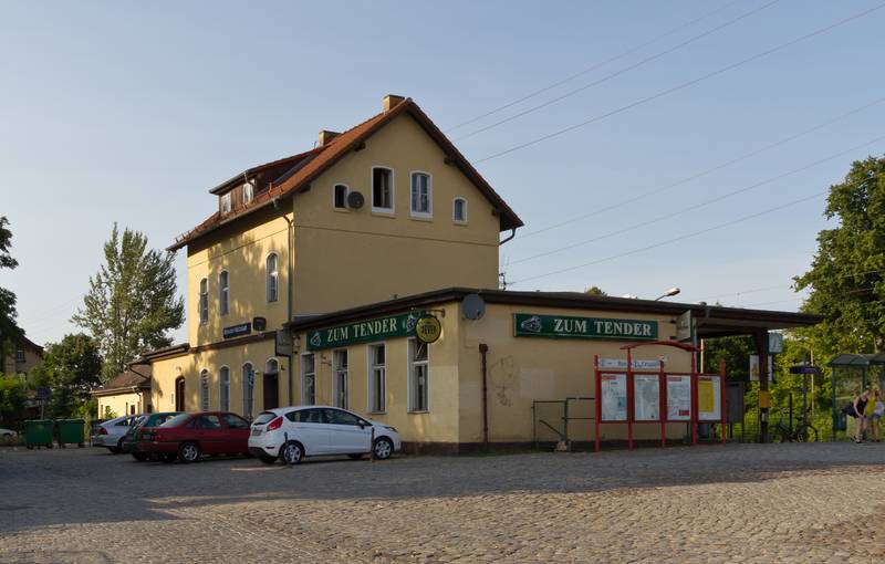 Train station Wünsdorf-Waldstadt, Brandenburg, Germany