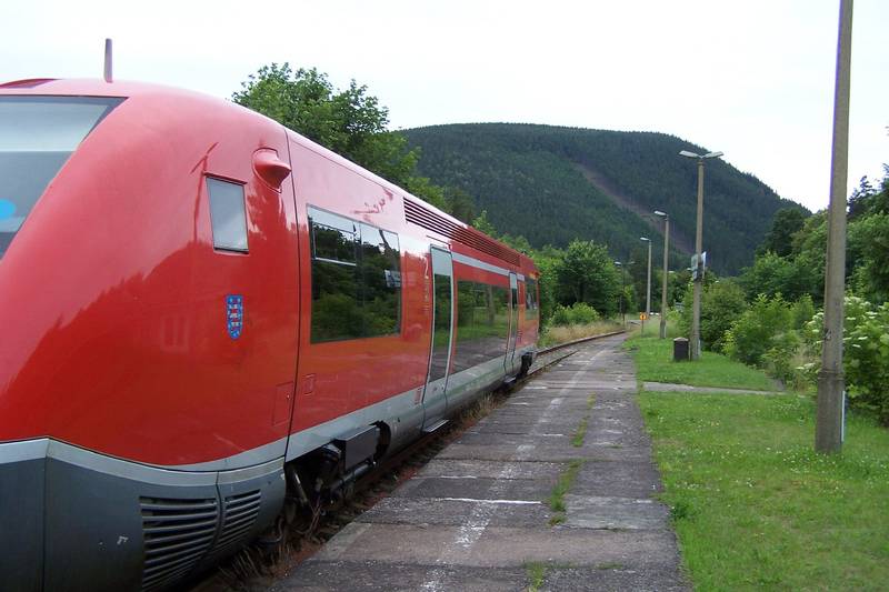 At Luisenthal station.