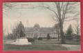 Soignies- Statue du travail , le Square ... gare en arrière-plan - 1912 ( voir verso )