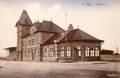 SAINT-HIPPOLYTE (Haut-Rhin) - La cour de la gare.