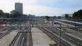 838162, Gezicht over het spoorwegemplacement ten zuiden van Station Utrecht Centraal, vanaf de Moreelsebrug te Utrecht., Goosen, D.C., fotograaf