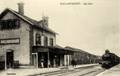 BALLANCOURT (Seine et Oise) - Vue intérieure de la gare - Arrivée d'un train.