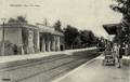 VIDAUBAN (Var) - La gare, arrivée d'un train - Editeur : D.T.
